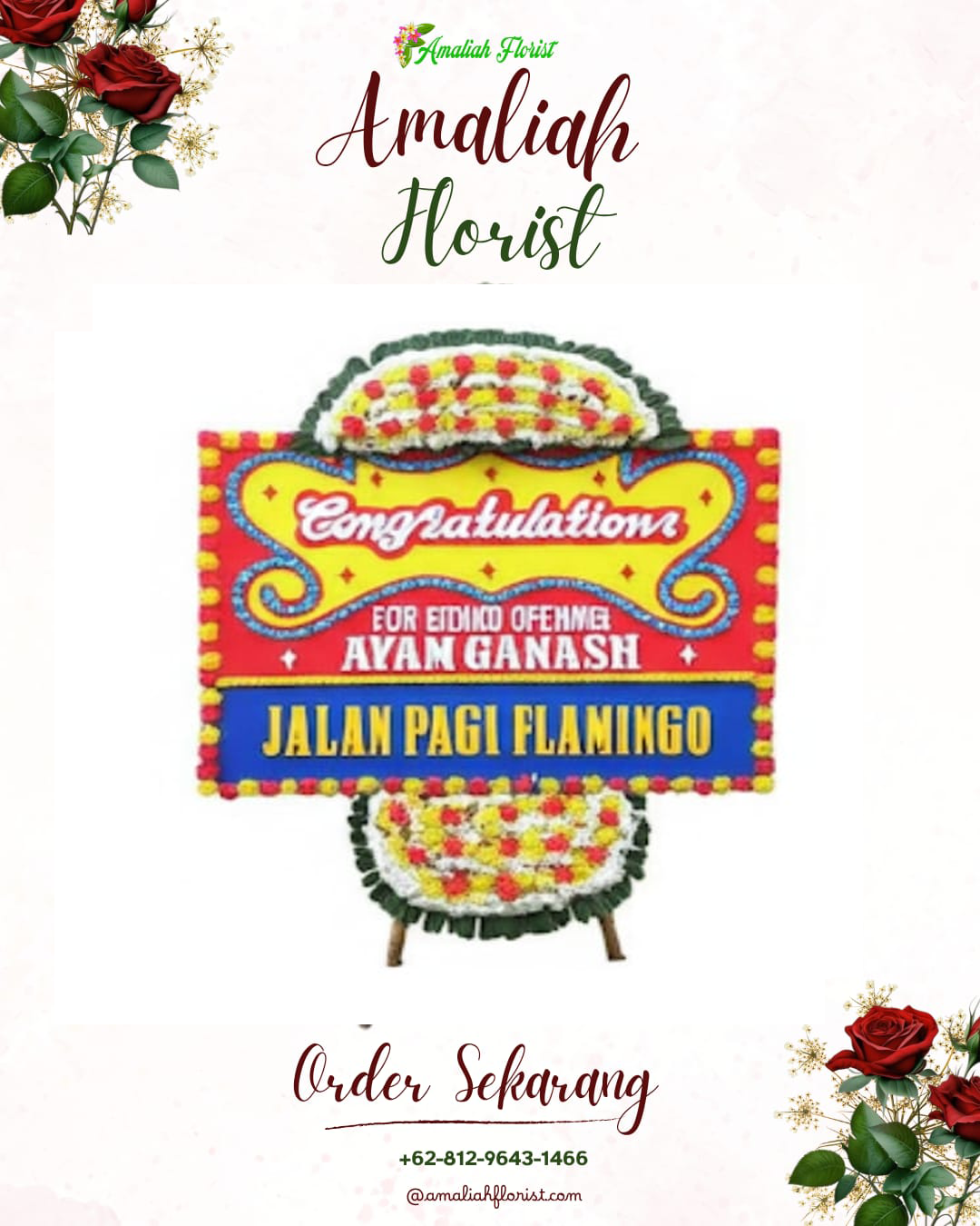 Sewa Papan Bunga Binjai